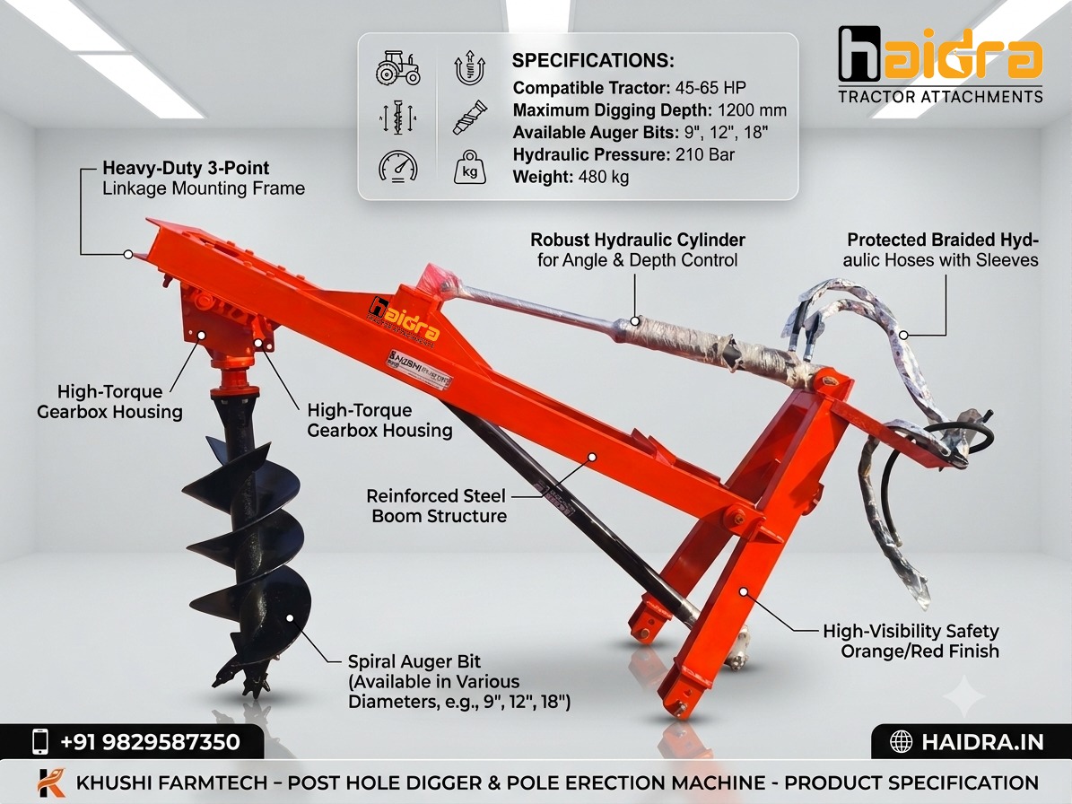 Post Hole Digger Non Hydraulic